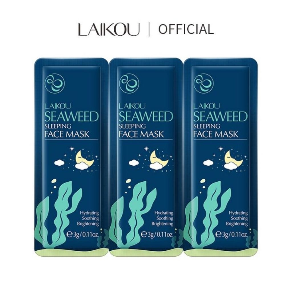 LAIKOU Seaweed Sleeping Face Mask