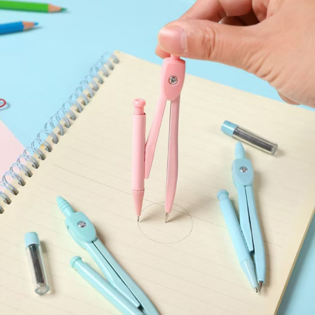 

KSTUFF965 JANGKA BESI ALAT TULIS SEKOLAH ANAK / JANGKA BESI PLUS ISI PENSIL