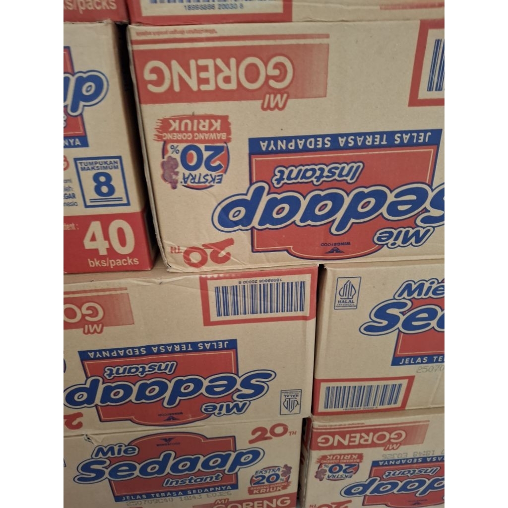 

Mie Instan Sedaap Goreng 1 Dus