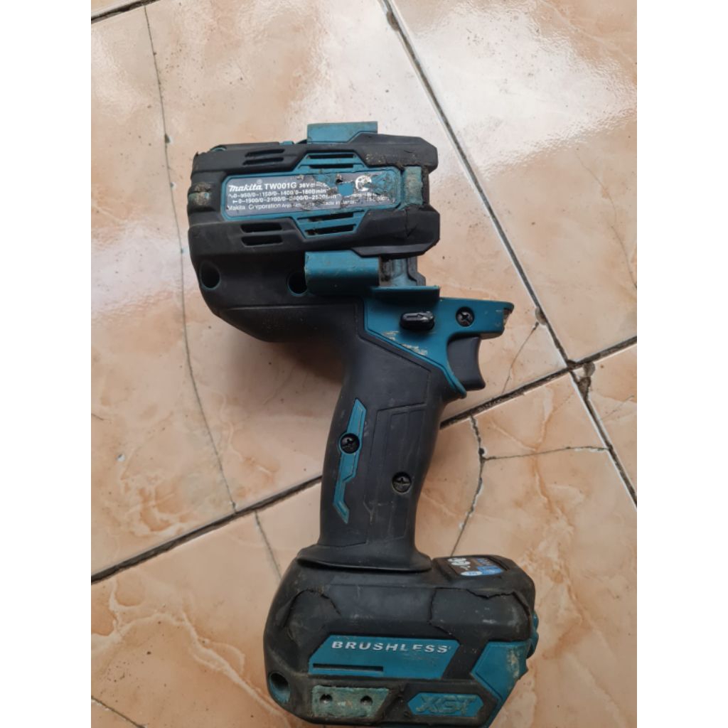 impact cordless bor impact baterai makita tw001g bor cas bor baterai makita impact driver