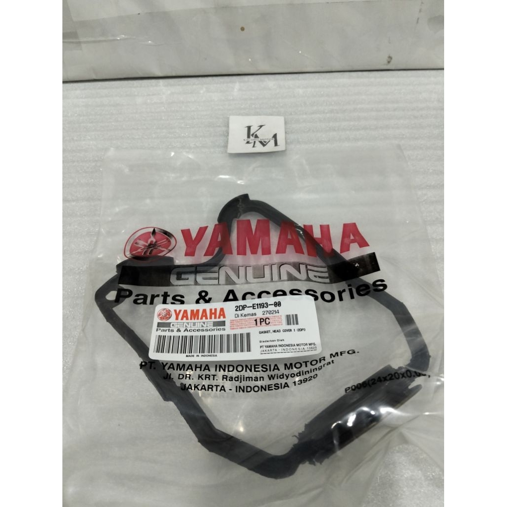 GASKET KARET ORING HEAD COVER ORING COP YAMAHA LEXI AEROX NMAX ORIGINAL