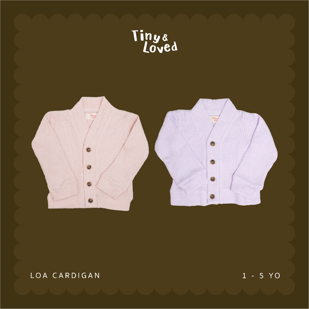 Loa Cardigan - outer anak perempuan 1-5 tahun korean style lengan panjang