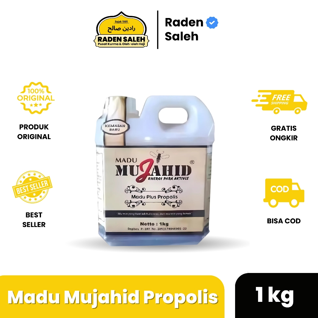 

Mujahid Madu Propolis 1 kg Madu 100% ASLI TERPERCAYA