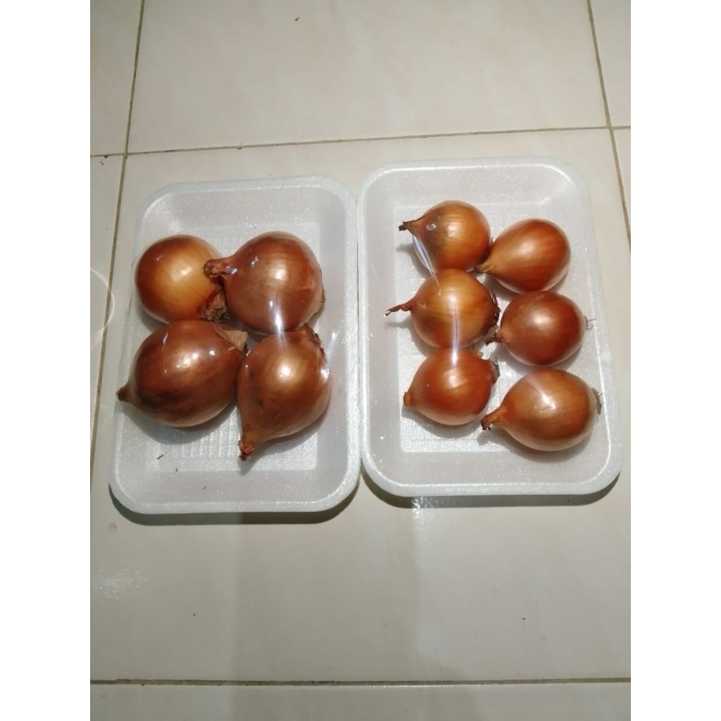

bawang Bombay per pack @-/+250
