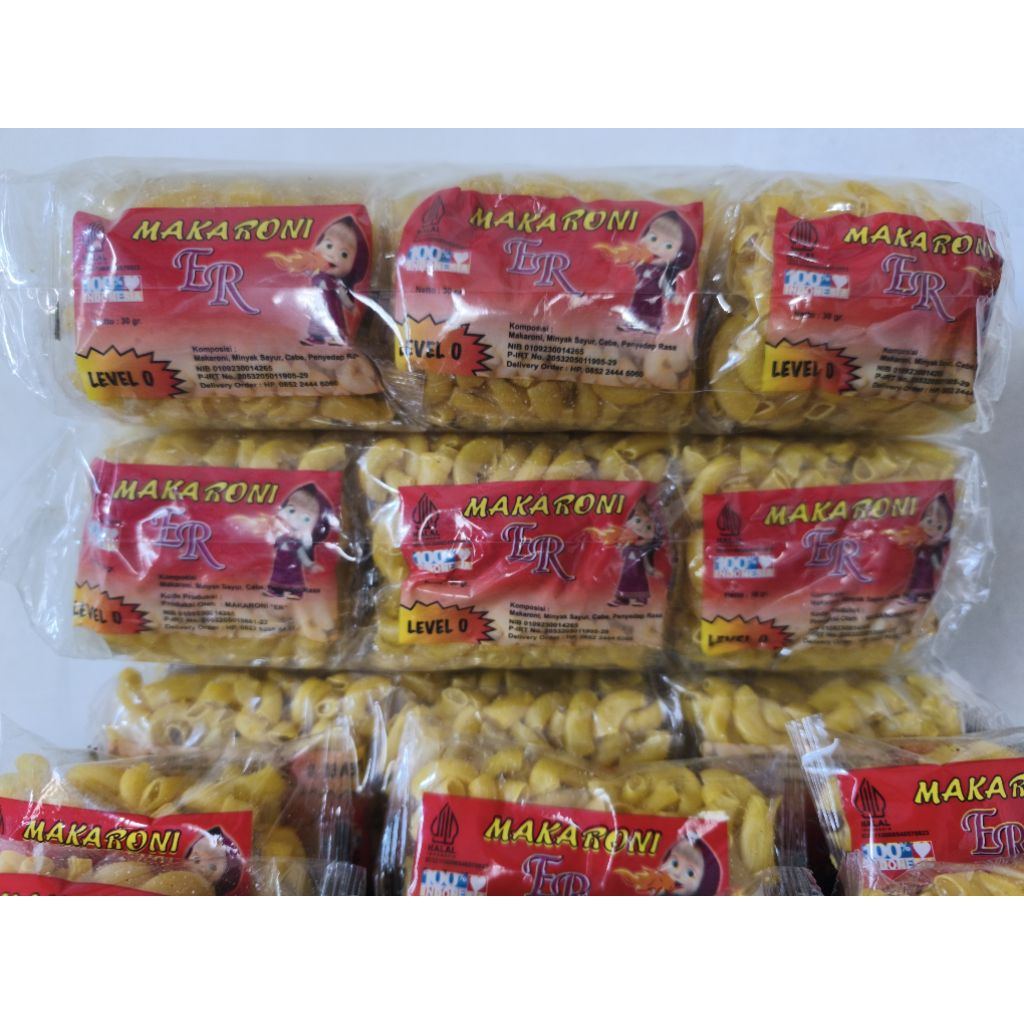 

makaroni er level original isi 12 pcs