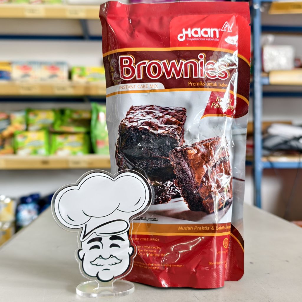 

Haan Brownies Kukus / Brownies Panggang 230Gr / Tepung Premix / Premix Brownies