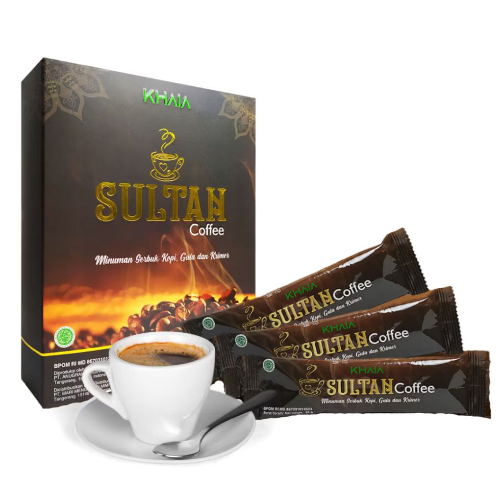 

KHAIA SULTAN COFFEE KOPI KHAIA SULTAN 100% ORIGINAL 1 box isi 10
