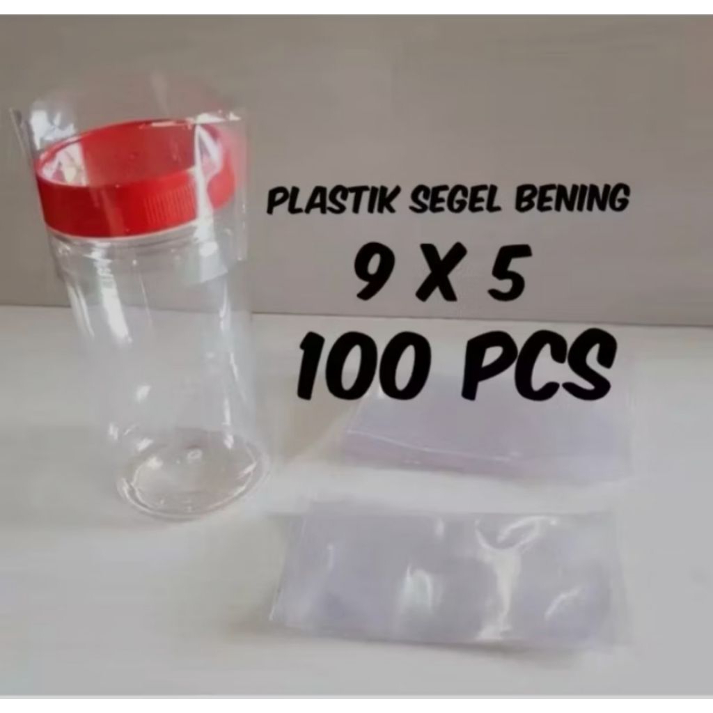 plastik segel botol sambal 150ml plastik shrink wrap isi (1pack 100pcs)