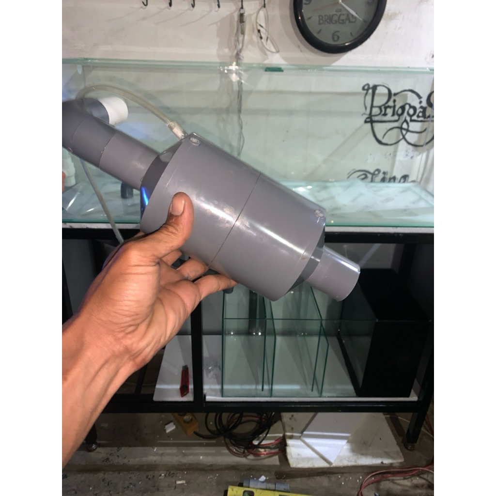 tabung over flow untuk sump filter bawah