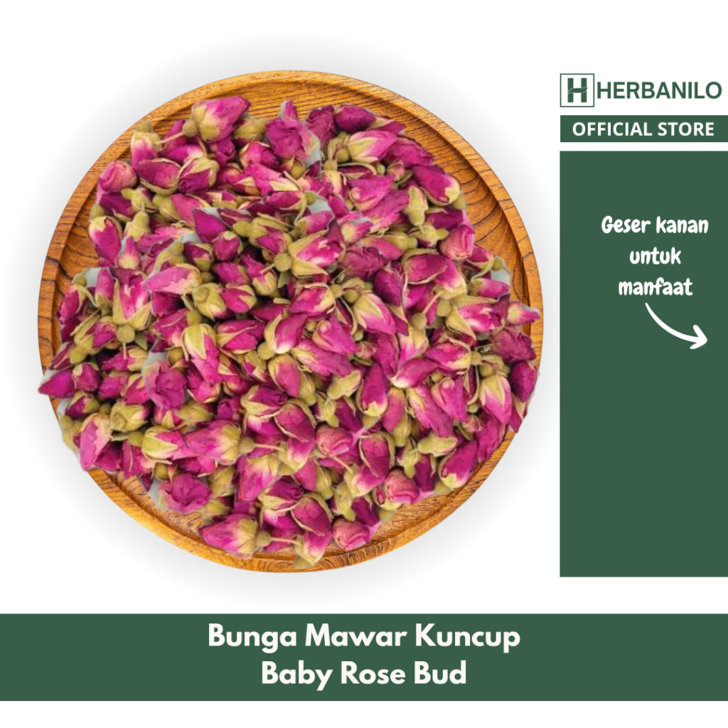 

Herbanilo - Bunga Mawar Kuncup / Rose Bud / Mei Gui Hua 10 Gram