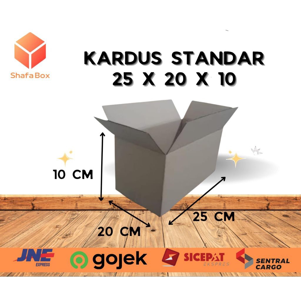 

Kardus Standar Box 25x20x10 Kardus Packing