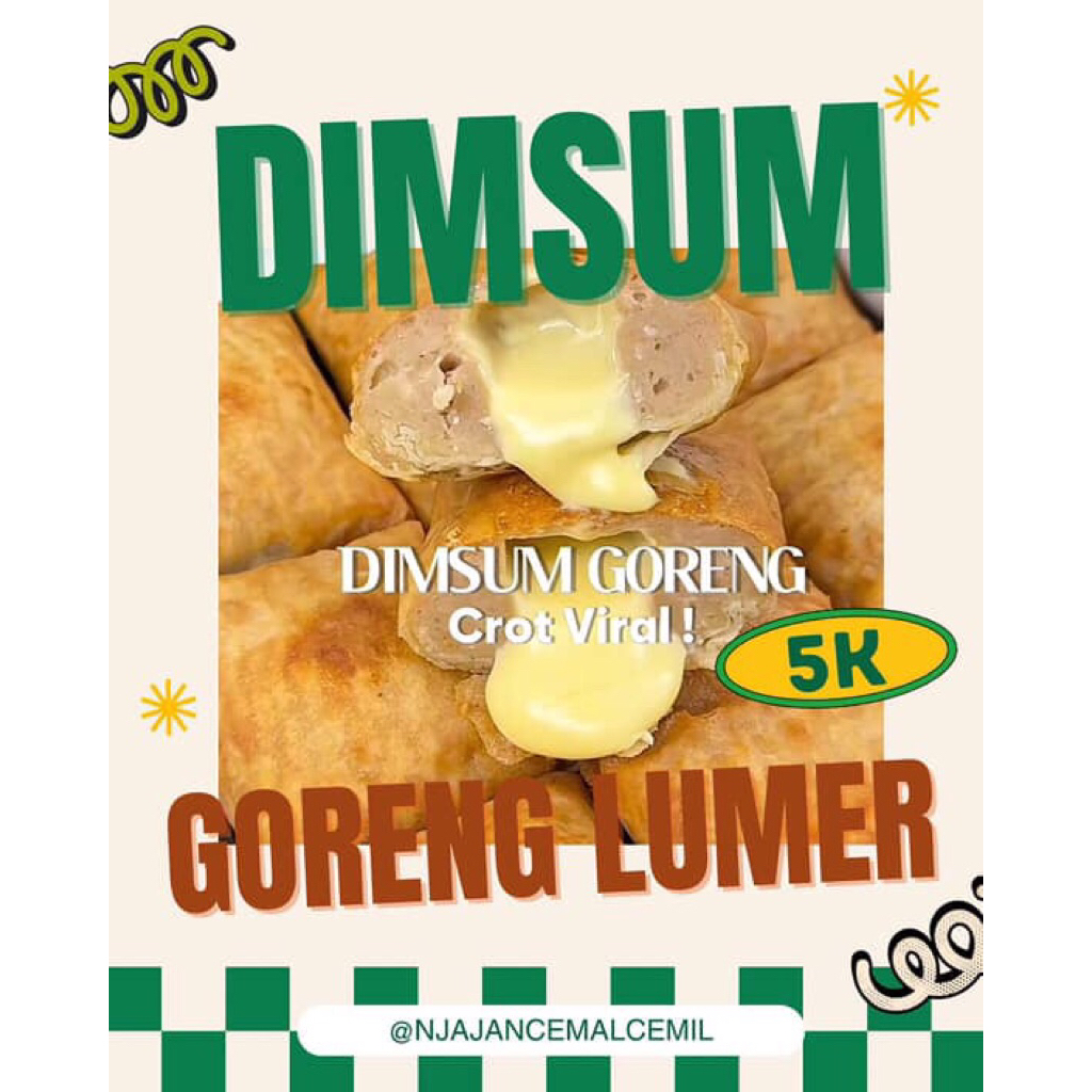 

Dimsum Goreng Keju Lumer