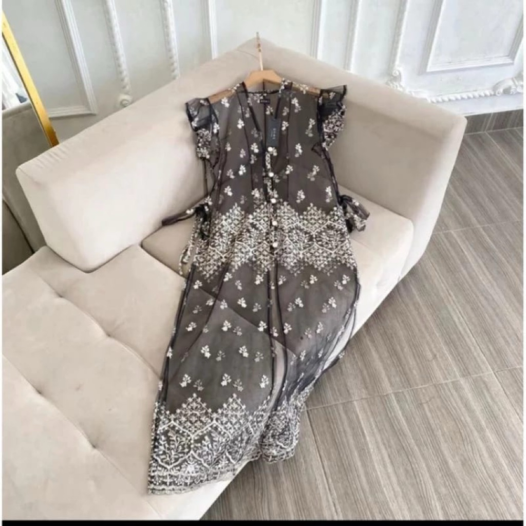 OUTER BROKAT KONDANGAN / BRUKAT LONG VEST OLLA LUARAN GAMIS KEKINIAN