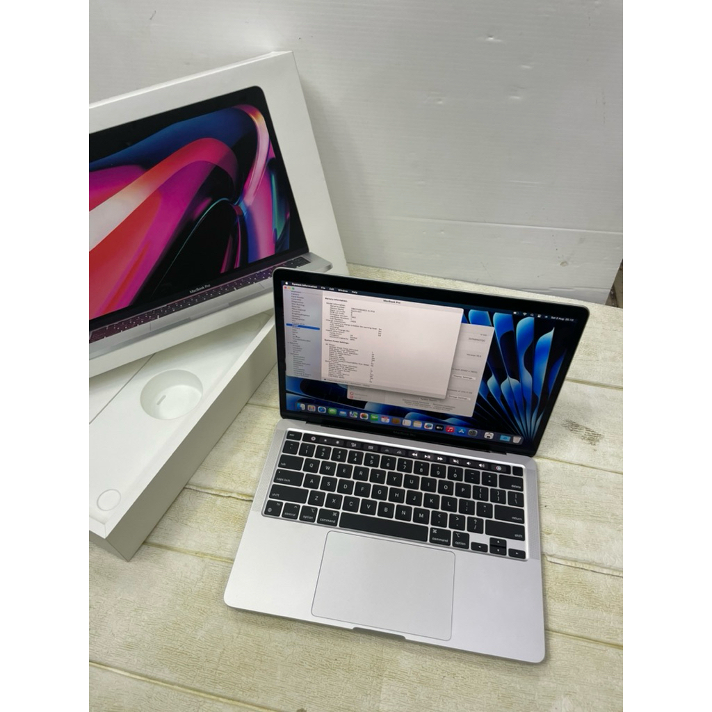 (ibox) Macbook pro M2 13-inch touchbar 8gb/256gb laptop apple murah bekas