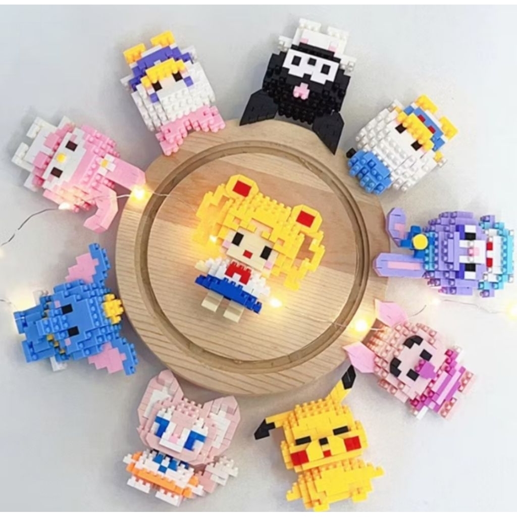 HOT DEALS GMS - Mini Bricks Mainan Balok Nano Briks Plastik Original Lego Murah Makassar Min 2