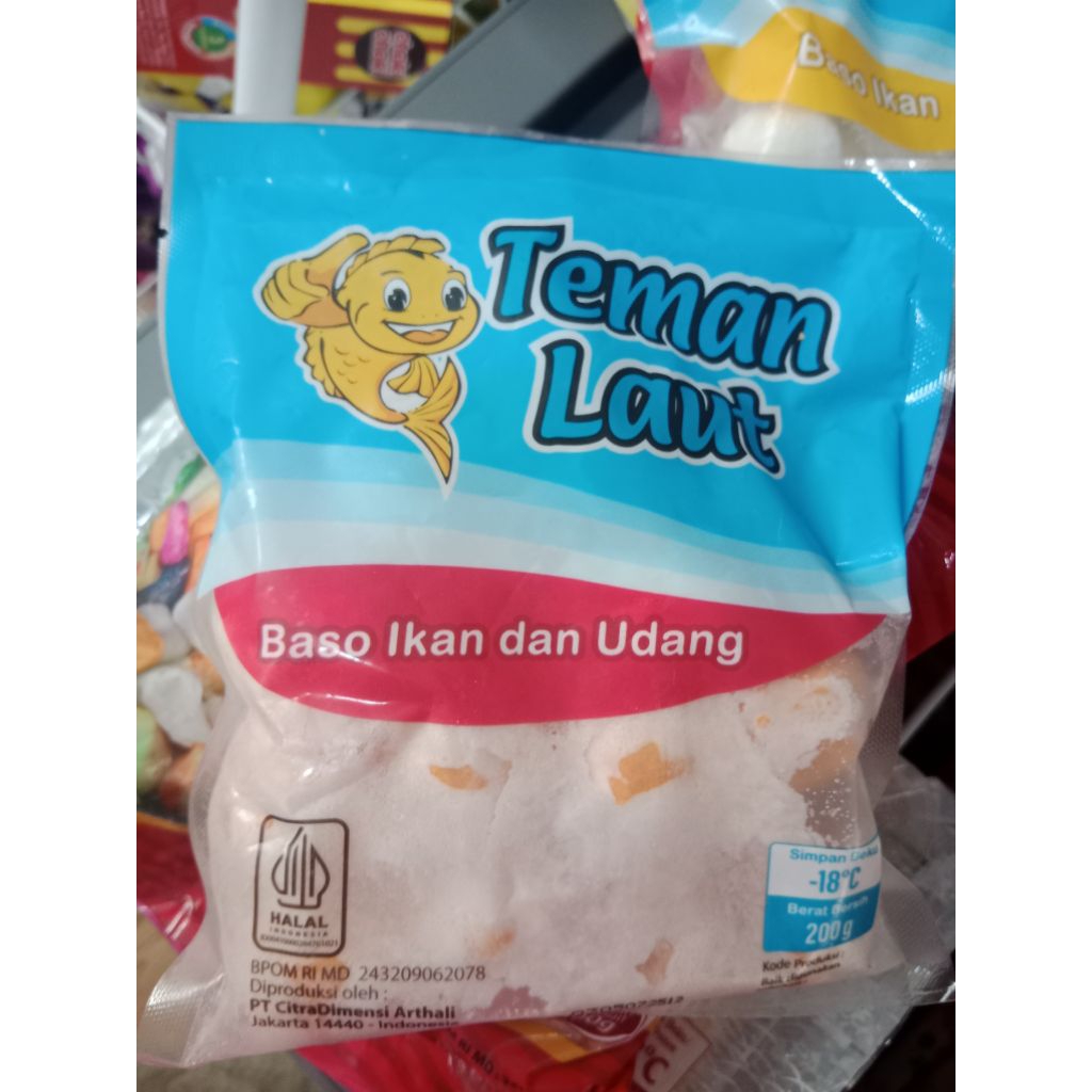 

teman laut baso ikan dan udang 200gr