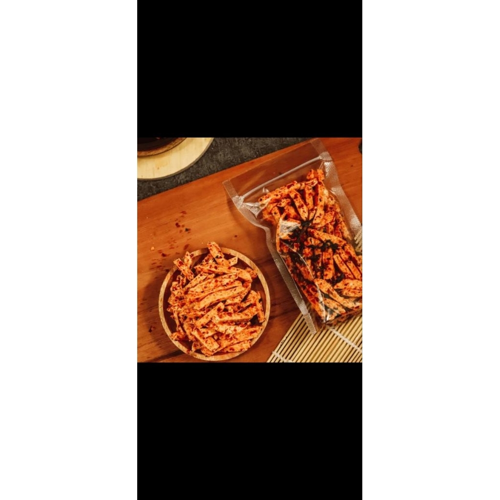 

Basreng pedas daun jeruk.rres