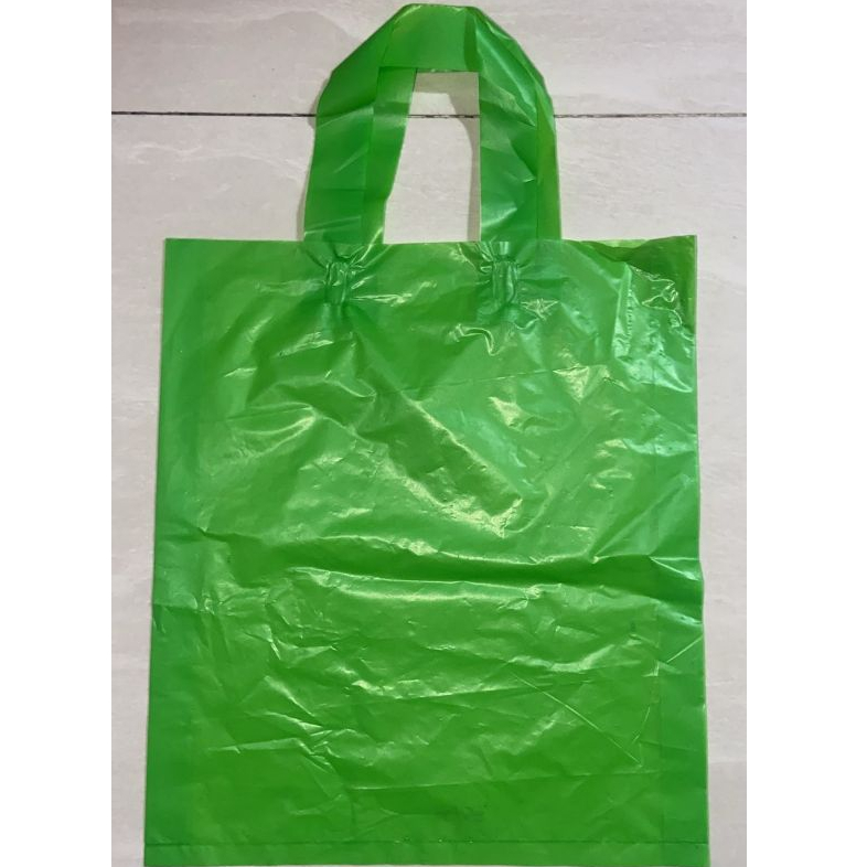 [100 Pcs] Kantong Plastik Softhandle Ukuran 25X28 - Shopping Bag Hd Ukuran 25 X 30/ Kantong Plastik
