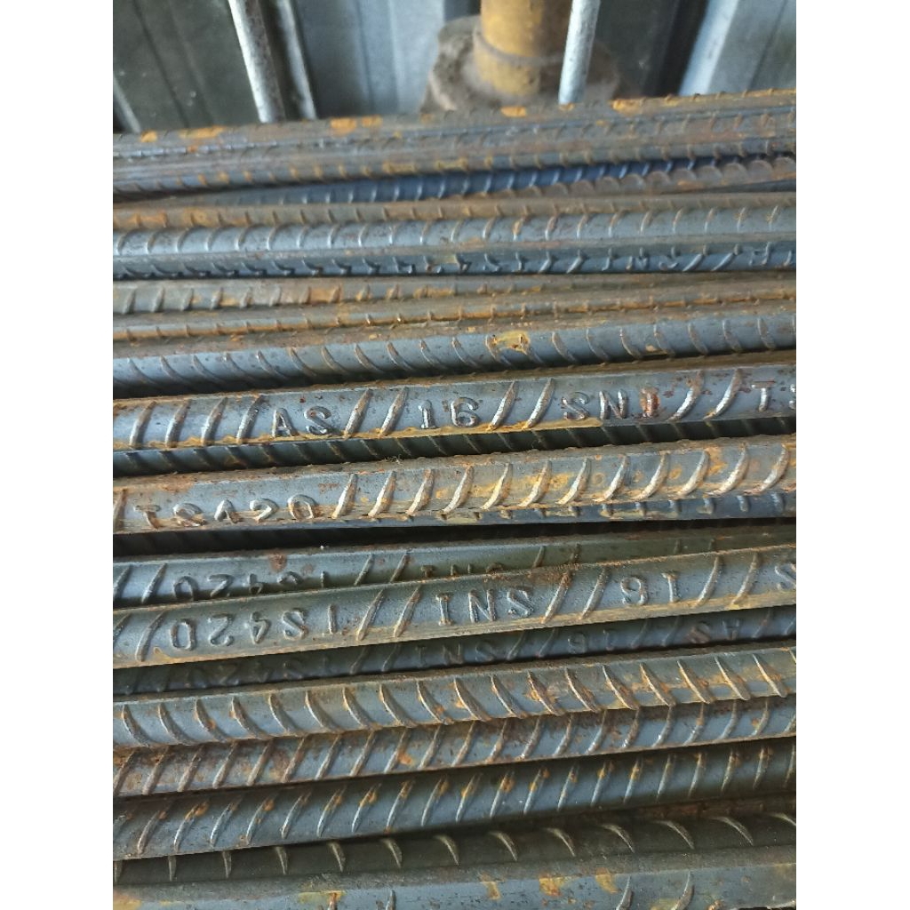 besi beton ulir 16, panjang 50cm