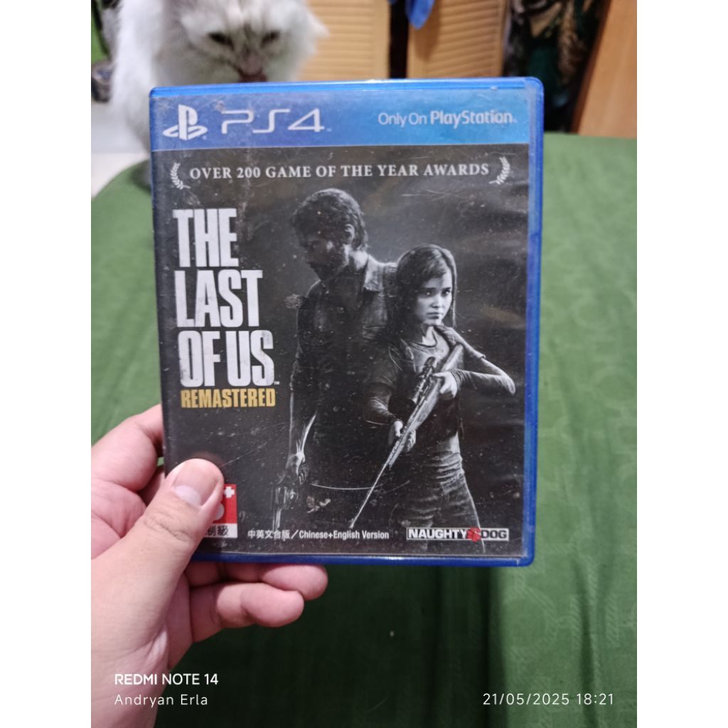 Bundle BD PS4 The Last of Us Remastered dan The Last of Us Part 2 Region 3 Asia