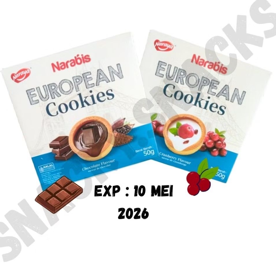 

Narabis European Cookies Box isi 4