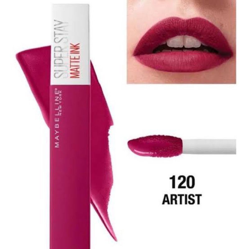 Maybelline Superstay Matte Ink   120 Artist 16 Jam Tahan Lama
