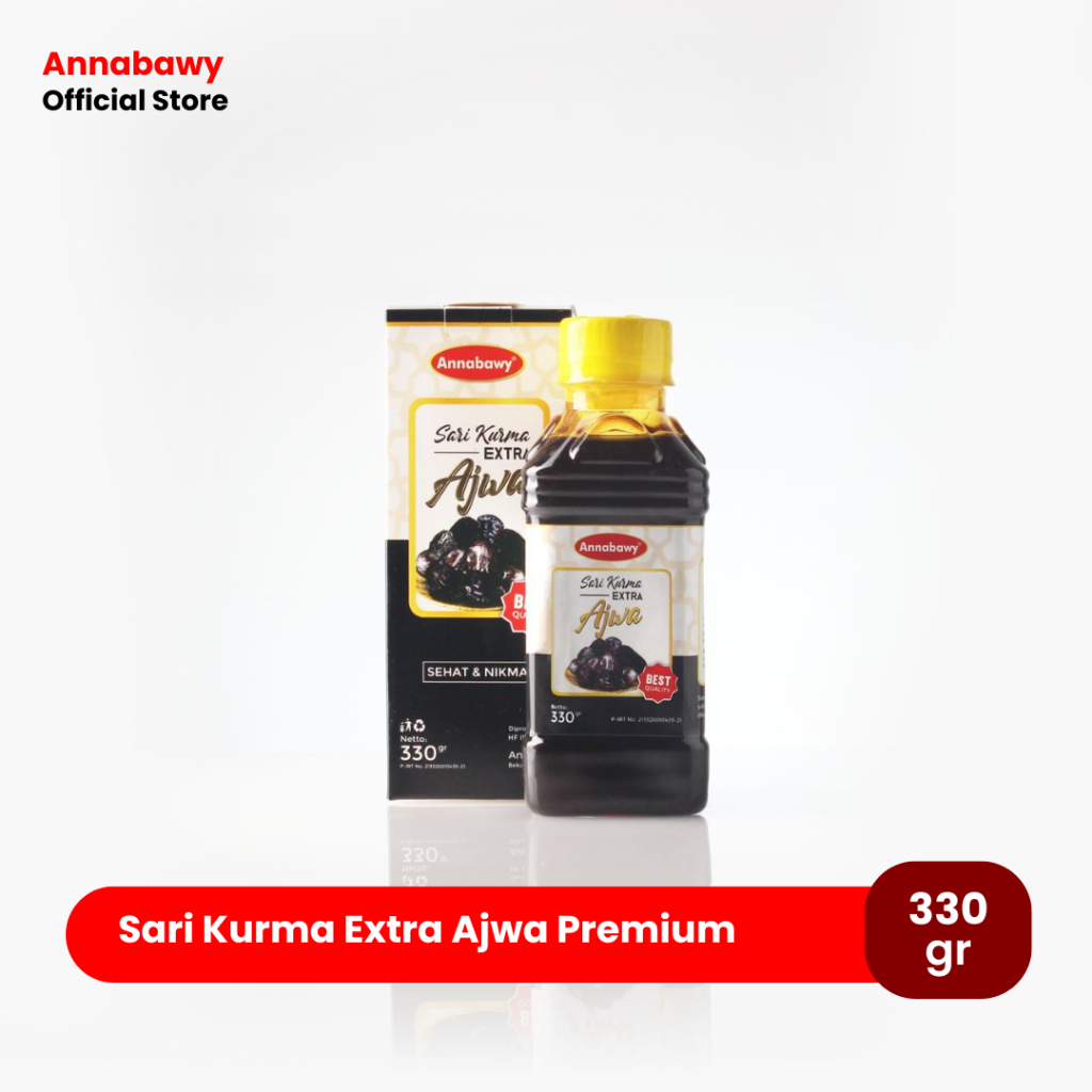 

Sari Kurma Ekstra Kurma Ajwa Annabawy - 330gr Sari Kurma Alami Plus Kurma Ajwa Premium Quality