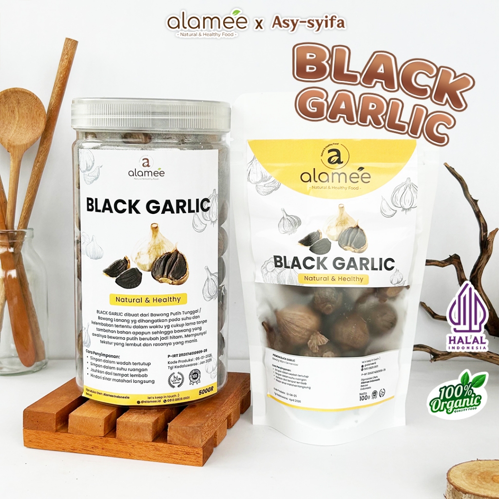 

Black Garlic Bawang Hitam Lanang Alami Natural Berkhasiat Sehat Tunggal Herbal Premium