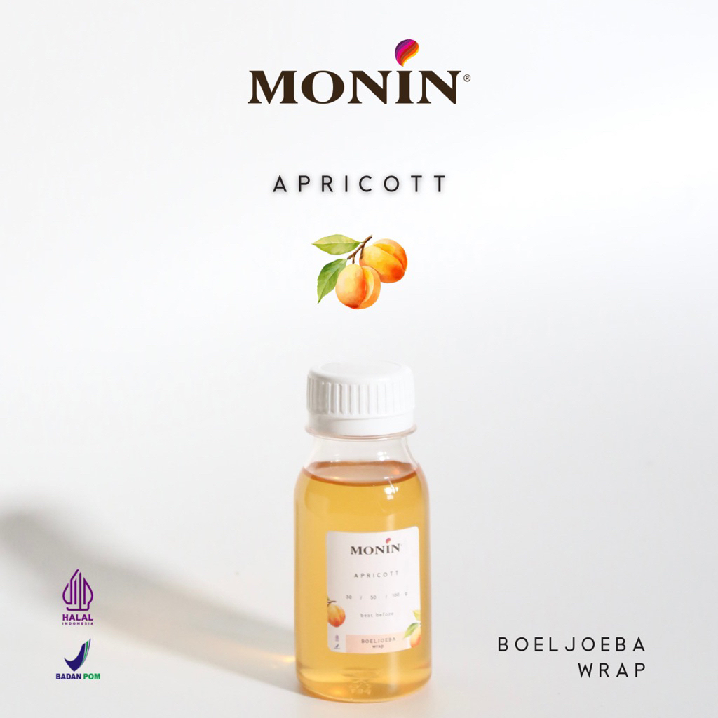 

Monin Apricot Syrup Repack [30, 50, 100] g