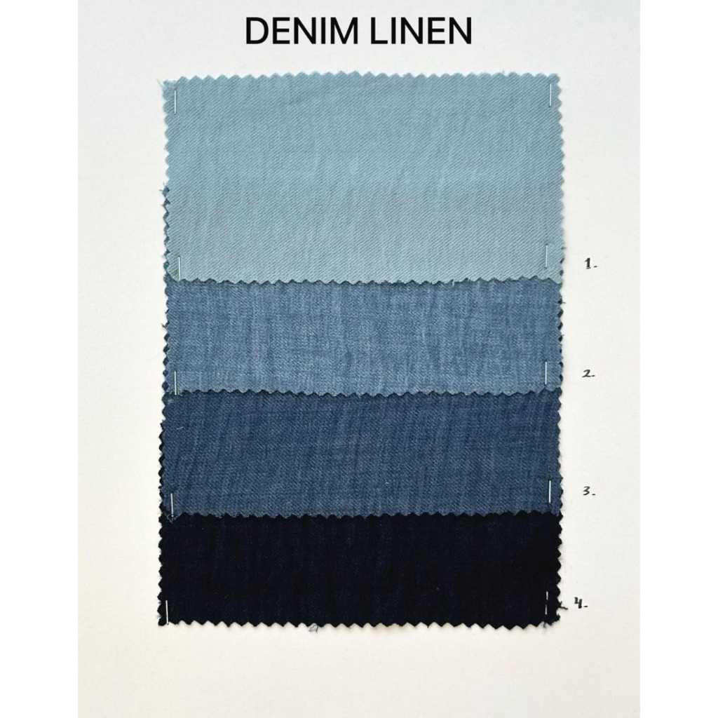 HijabersTex 1 Roll Kain DENIM LINEN