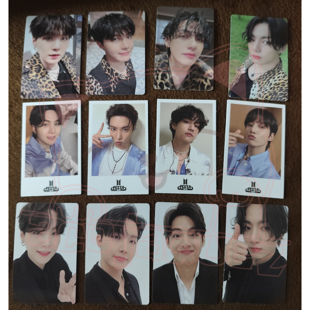 [READY STOCK] OFFICIAL PHOTOCARD BTS JUNGKOOK V JHOPE SUGA MEMORIES 2020 FESTA 2025