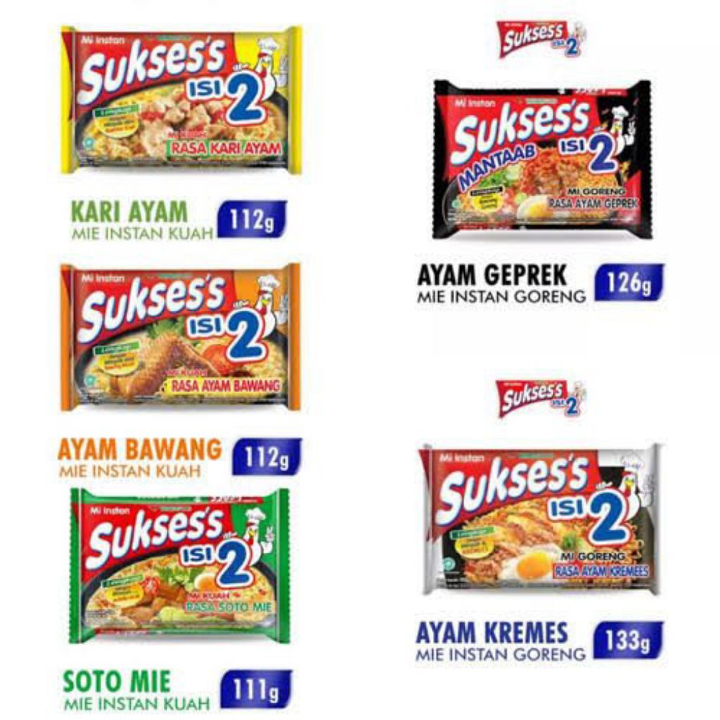 

MIE SUKSES ISI 2 1 DUS ISI 24PCS