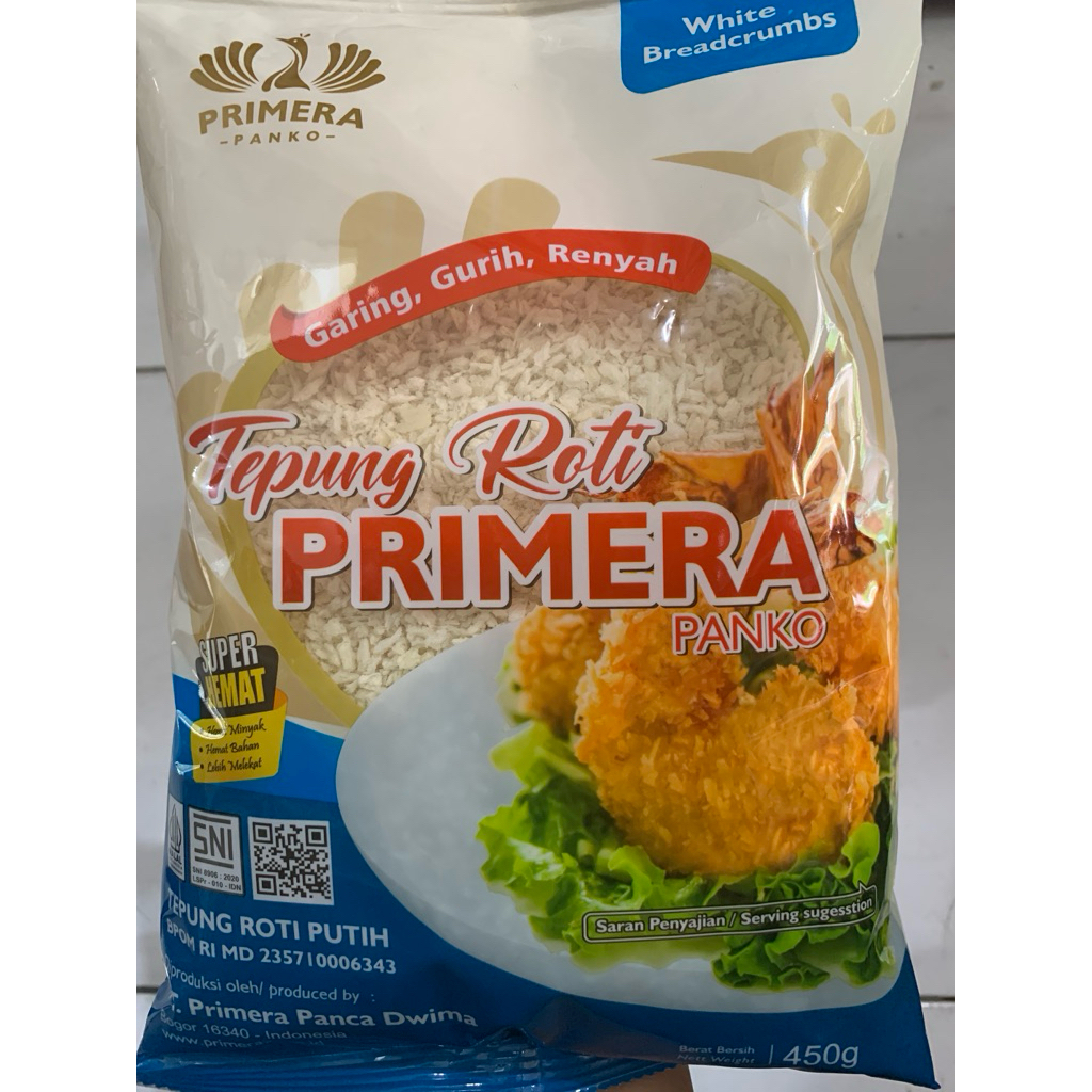 

Tepung roti primera putih 450g