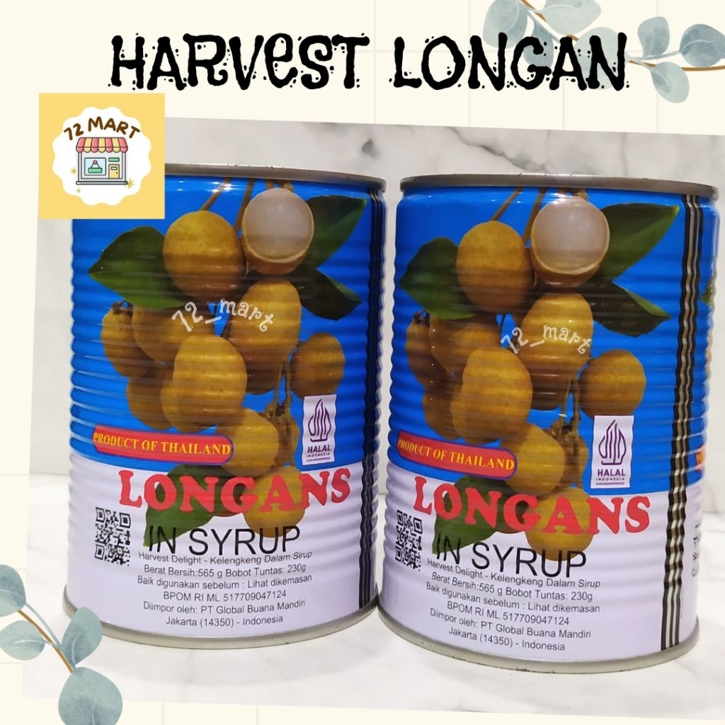 

Longan Harvest in syrup 565gr