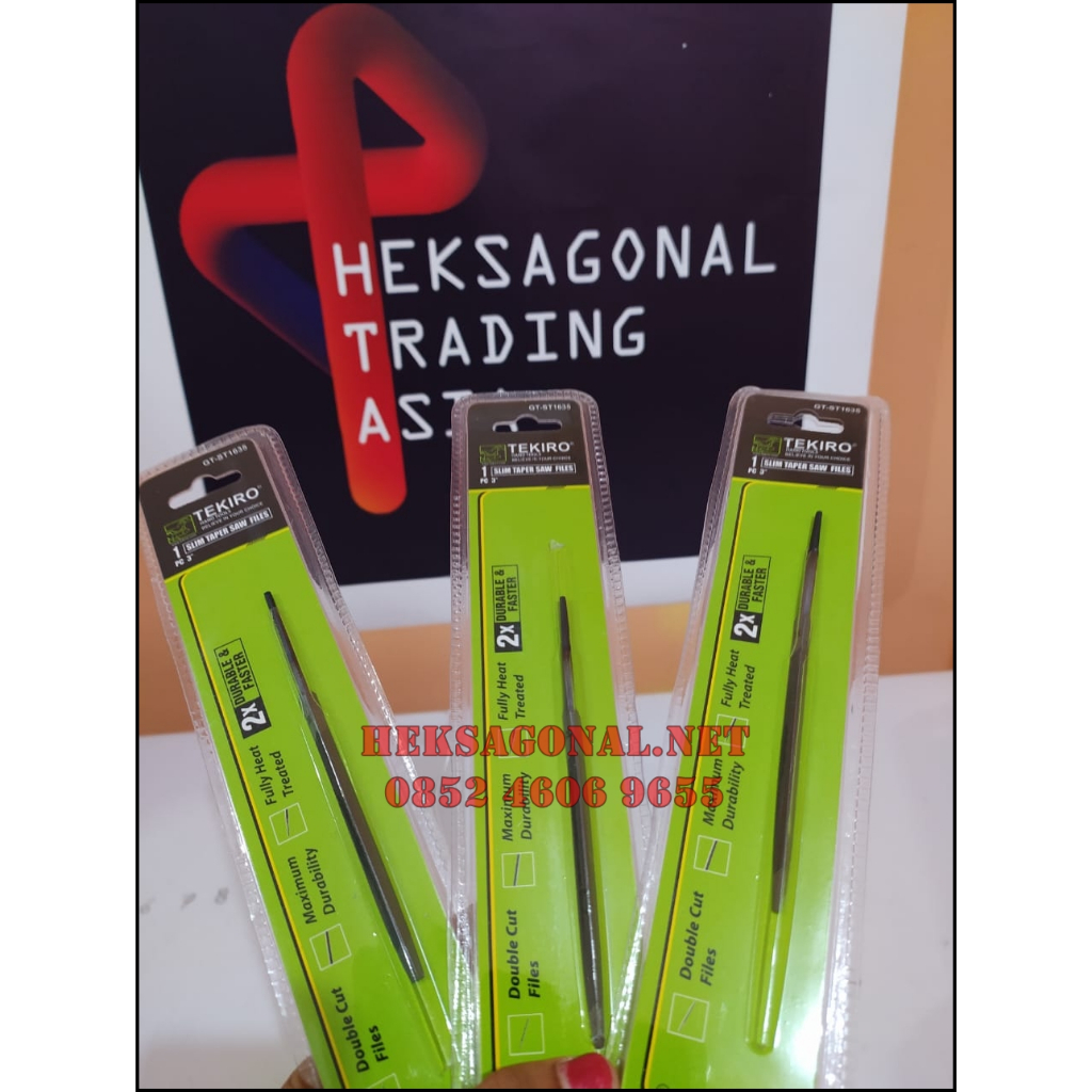 

Kikir Besi Segitiga Slim Taper BPN