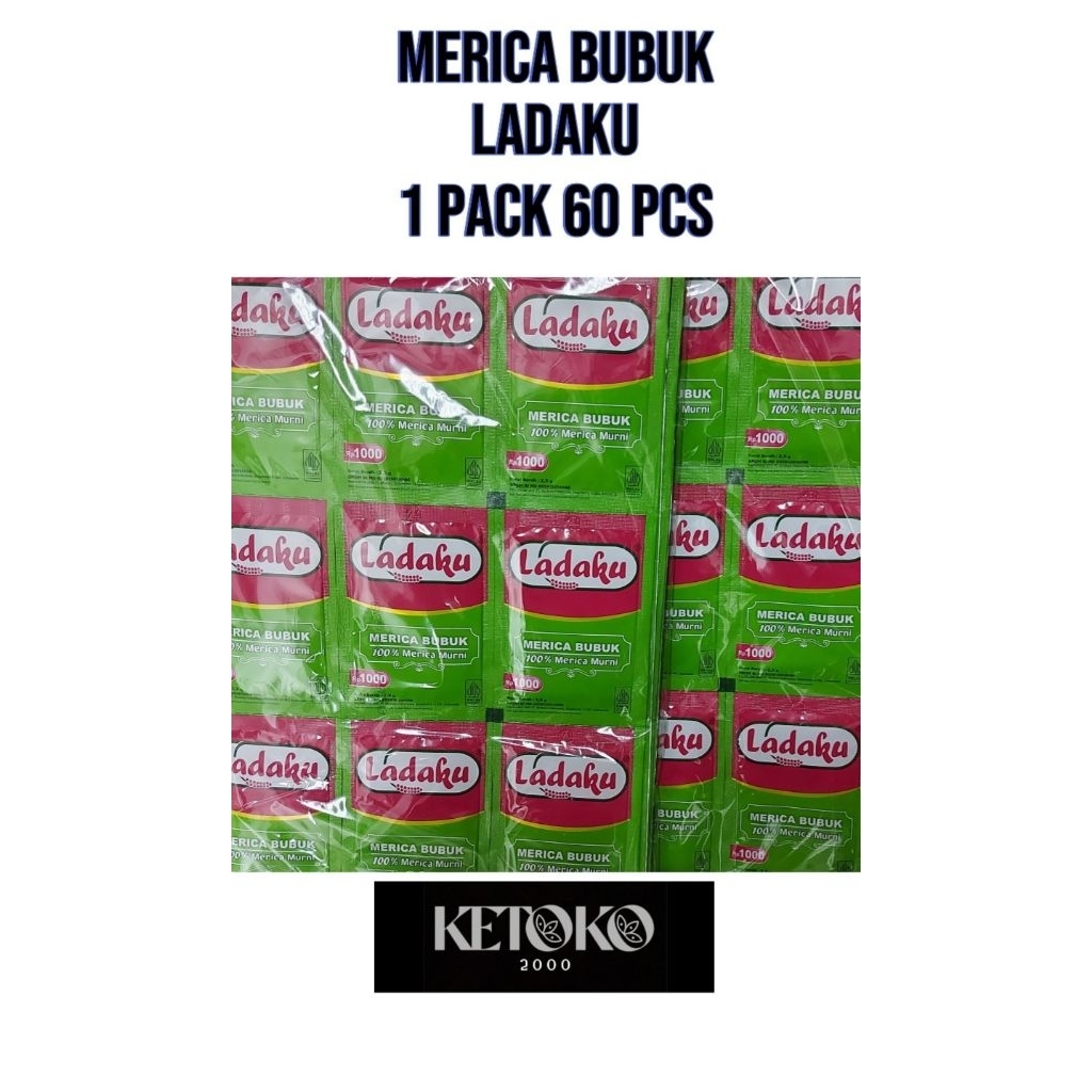 

60 pcs - Merica Bubuk LADAKU Renceng