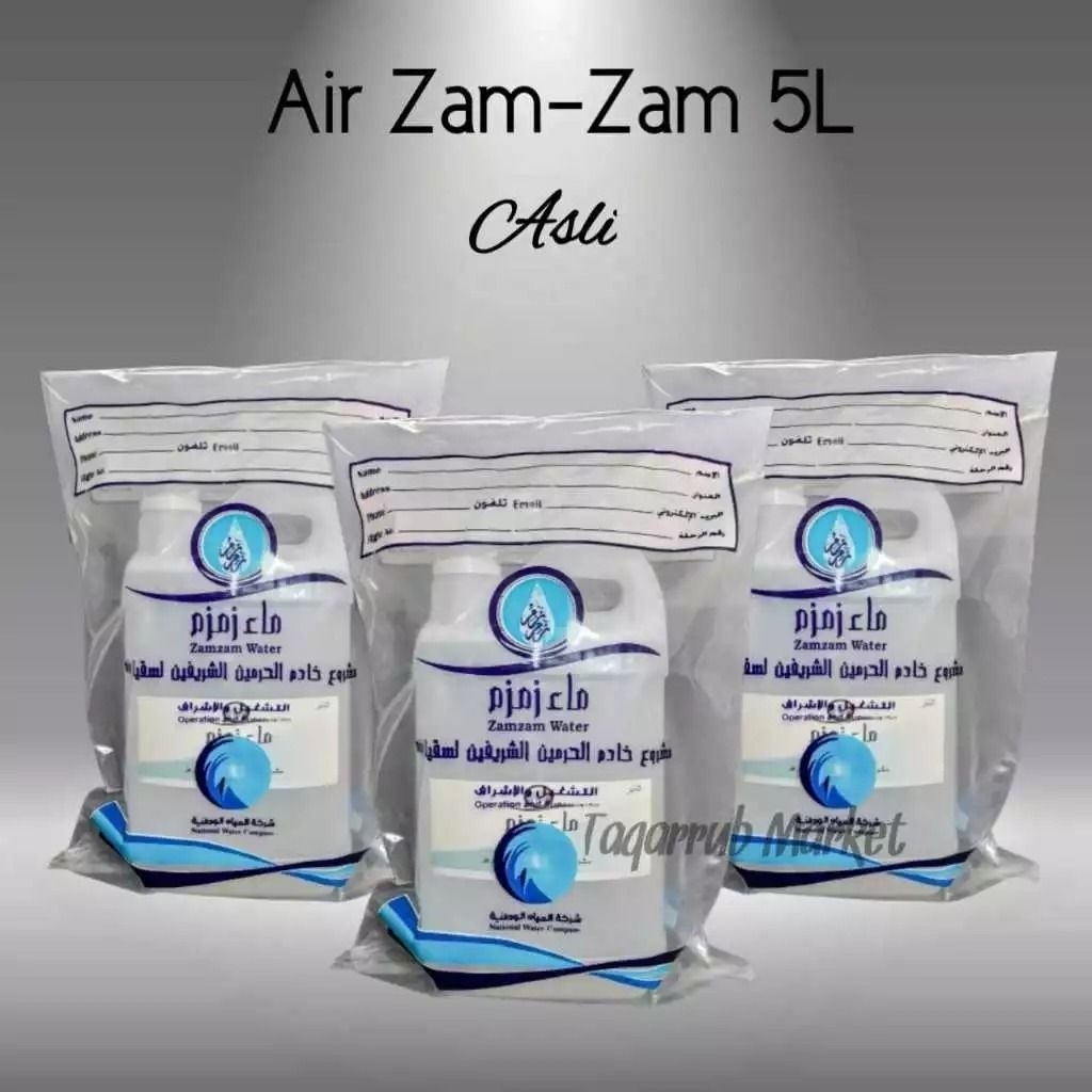 

air zam zam 5 lt 100% asli tidak dicampur harga promo