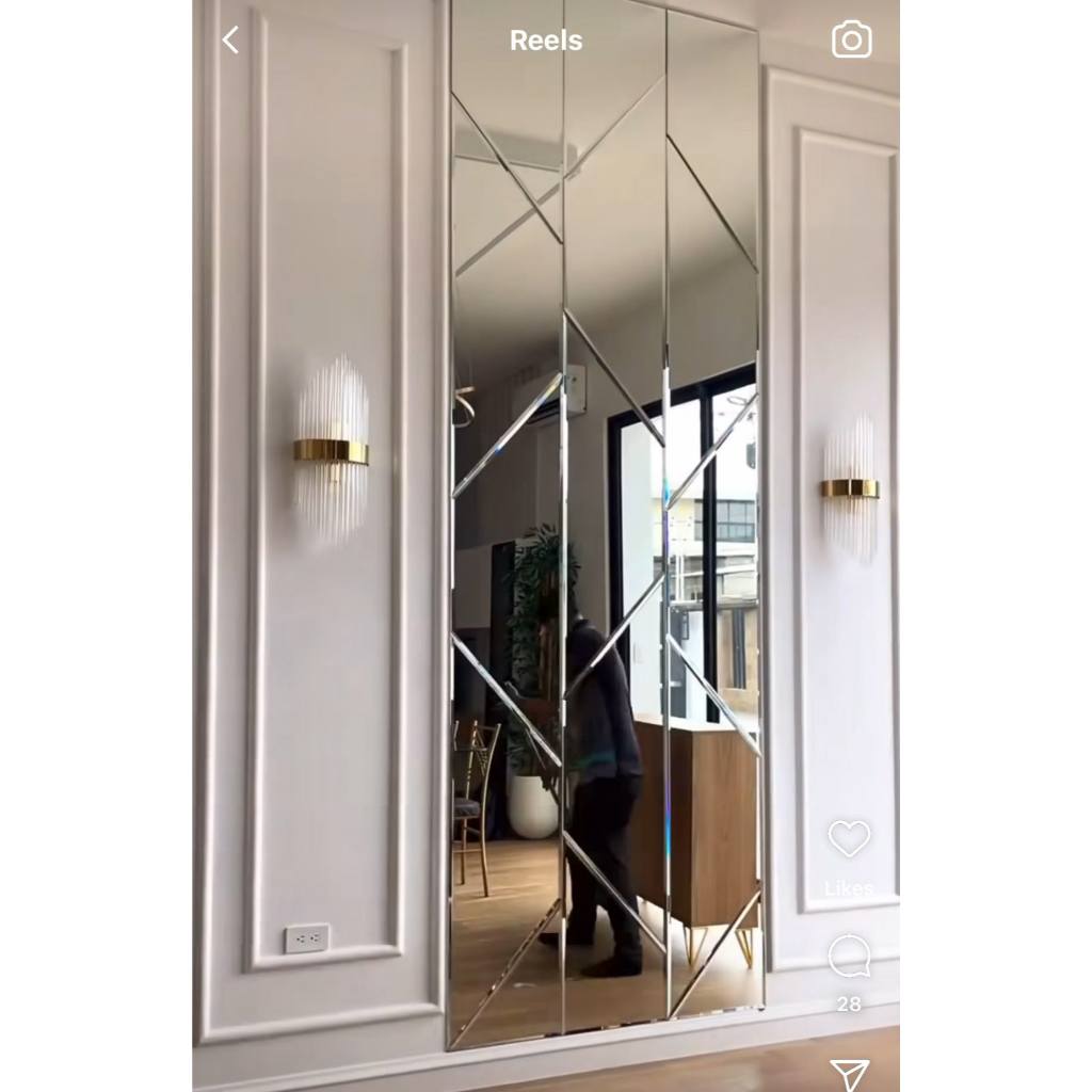 CERMIN BEVEL CUSTOM READY STOK TEBAL 5MM/KACA BEVEL/CERMIN BEVEL