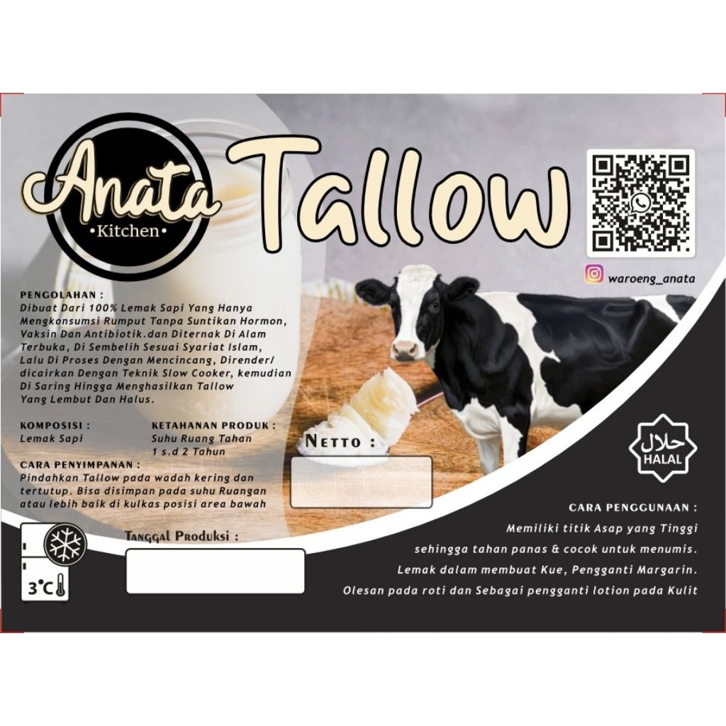 

Tallow-Beef-Lemak-Sapi-Alami-Grass-Fed-Sehat