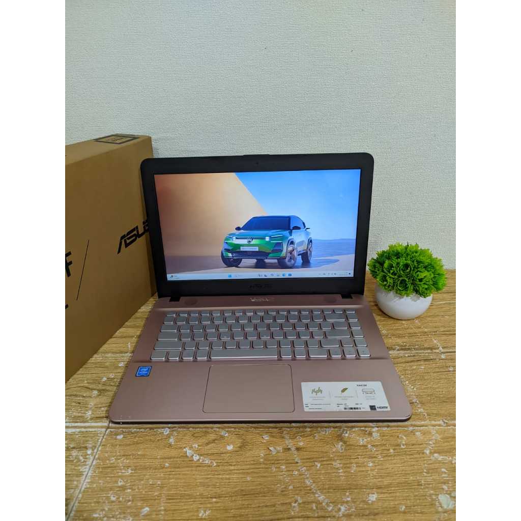LAPTOP 1 JUTAAN ASUS VIVOBOOK X441M N4020 RAM 4GB SSD 128GB+HDD 1TB LAYAR 14"HD SECOND LIKENEW SEGEL