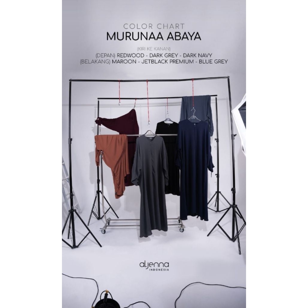 Murunaa Abaya Aljenna black new with tag