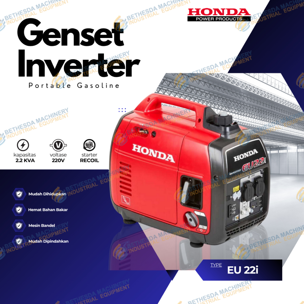 Genset Honda Portable Silent Inverter EU 22 i