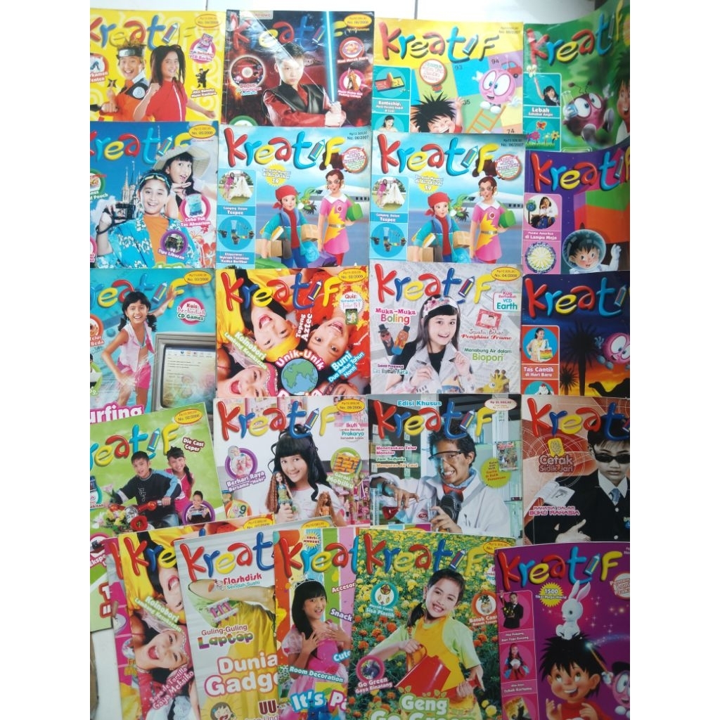 Majalah Anak Pengetahuan Majalah KREATIF Majalah Aktivitas Anak