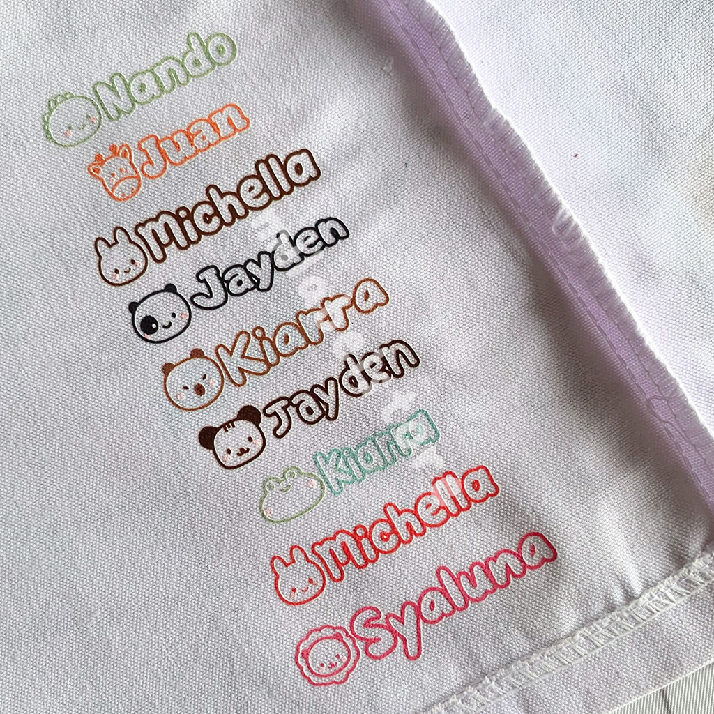 

MILABELSTORE - LABEL NAMA BAJU ANAK CUTIES EDITION – TAHAN CUCI & ANTI LUNTUR