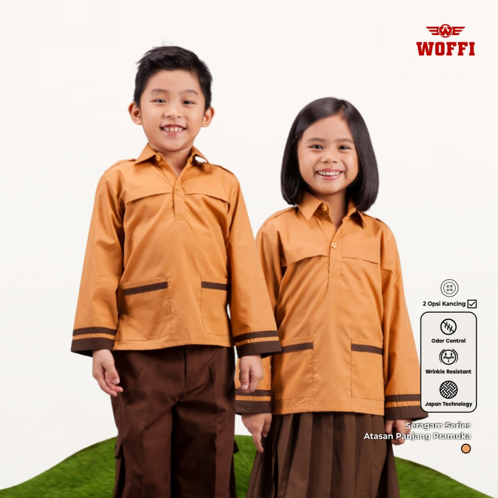Seragam Pramuka Siaga Woffi Kemeja Panjang Laki-laki Perempuan Special Edition