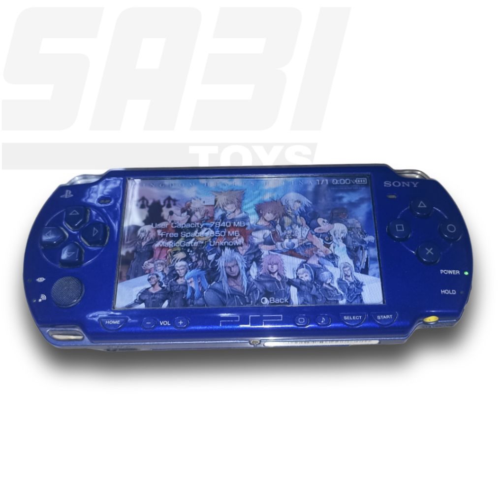 Sony PSP Slim tipe 2006 Biru Metallic