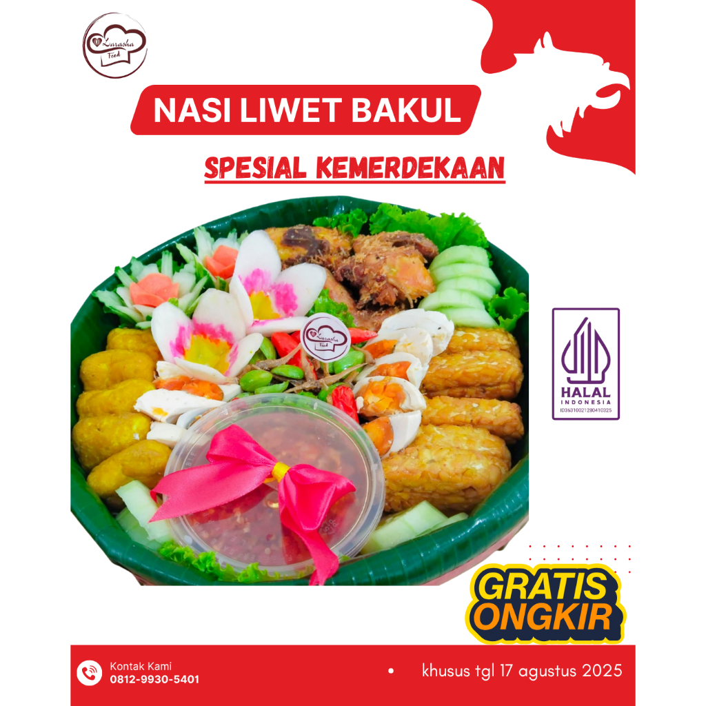 

Jual Nasi Liwet Bakul 10 Porsi/Nasi Liwet Bakul Menu Ayam/Catering Tangsel/Catering Depok
