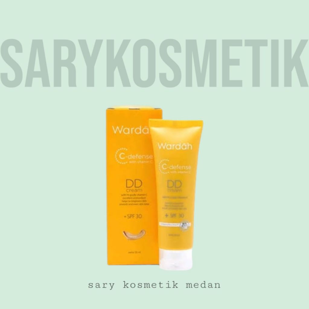 CEK HARGA GROSIR - WARDAH DD CREAM 20 ML - C DEFENCE WITH SPF 30