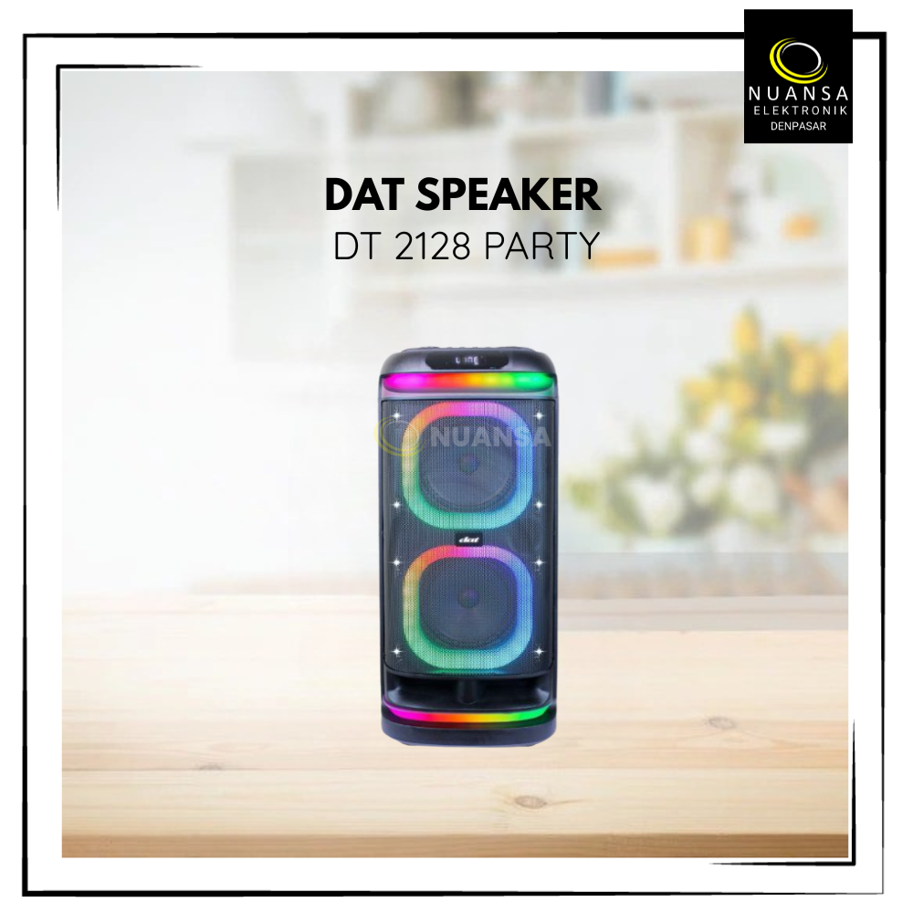 SPEAKER DAT PORTABLE DT 2128 PARTY - NUANSA ELEKTRONIK DENPASAR