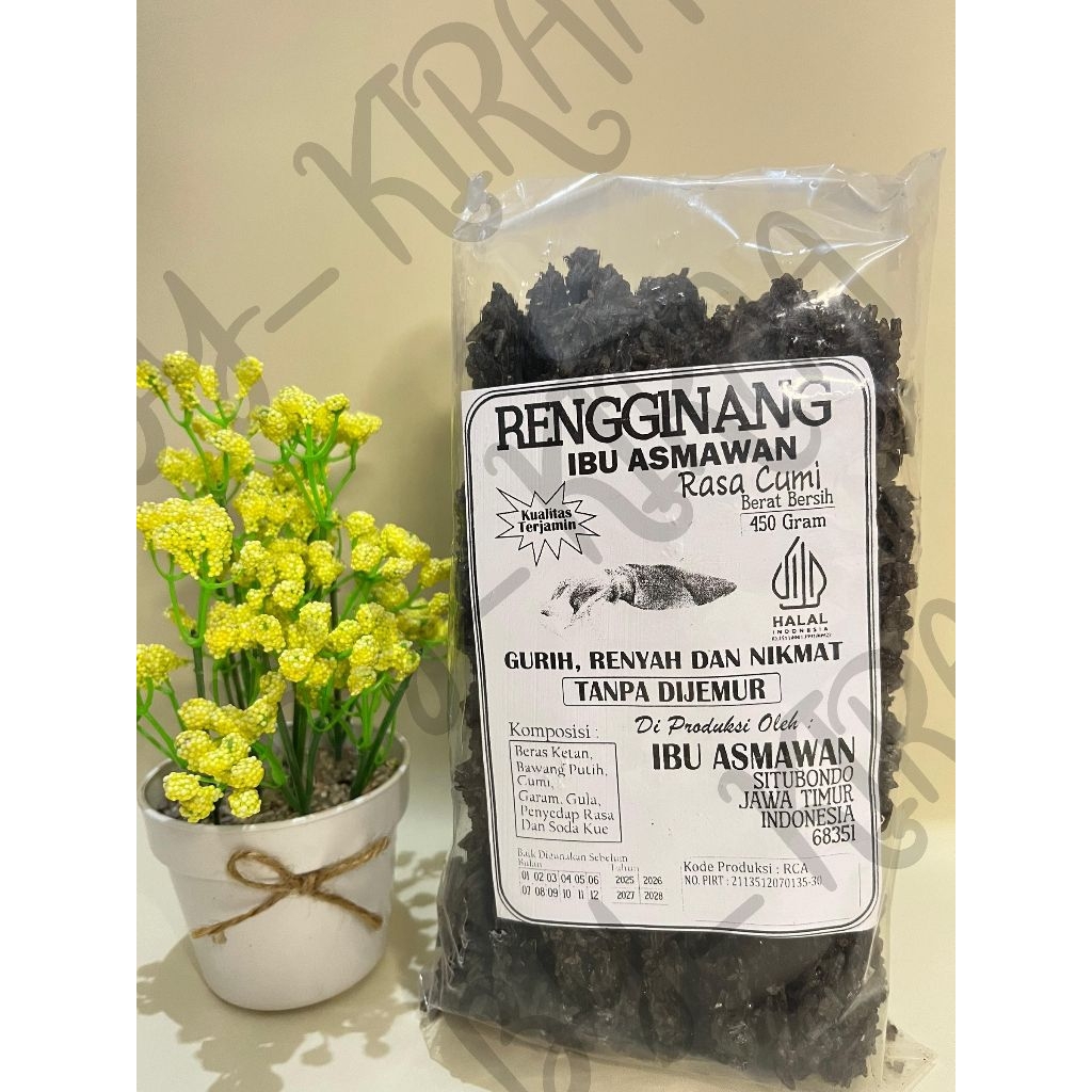 

Rengginang Gurih Rasa Cumi 450gr Asli situbondo